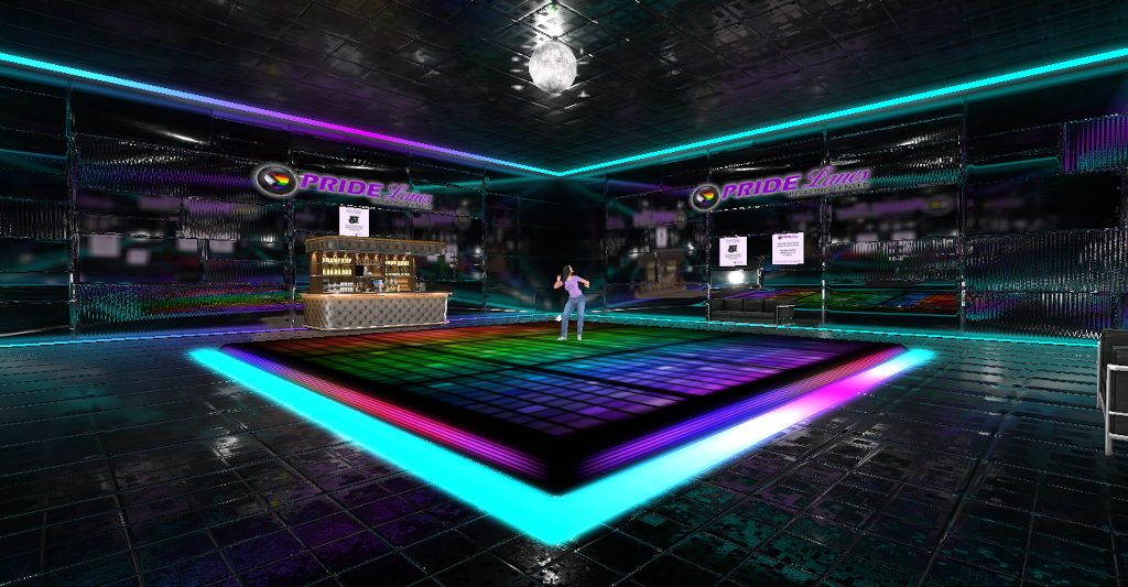 The dance floor has been moved